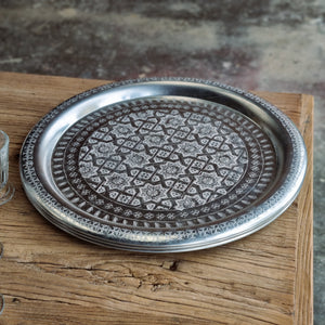 Moroccan Hand Stamped Trays