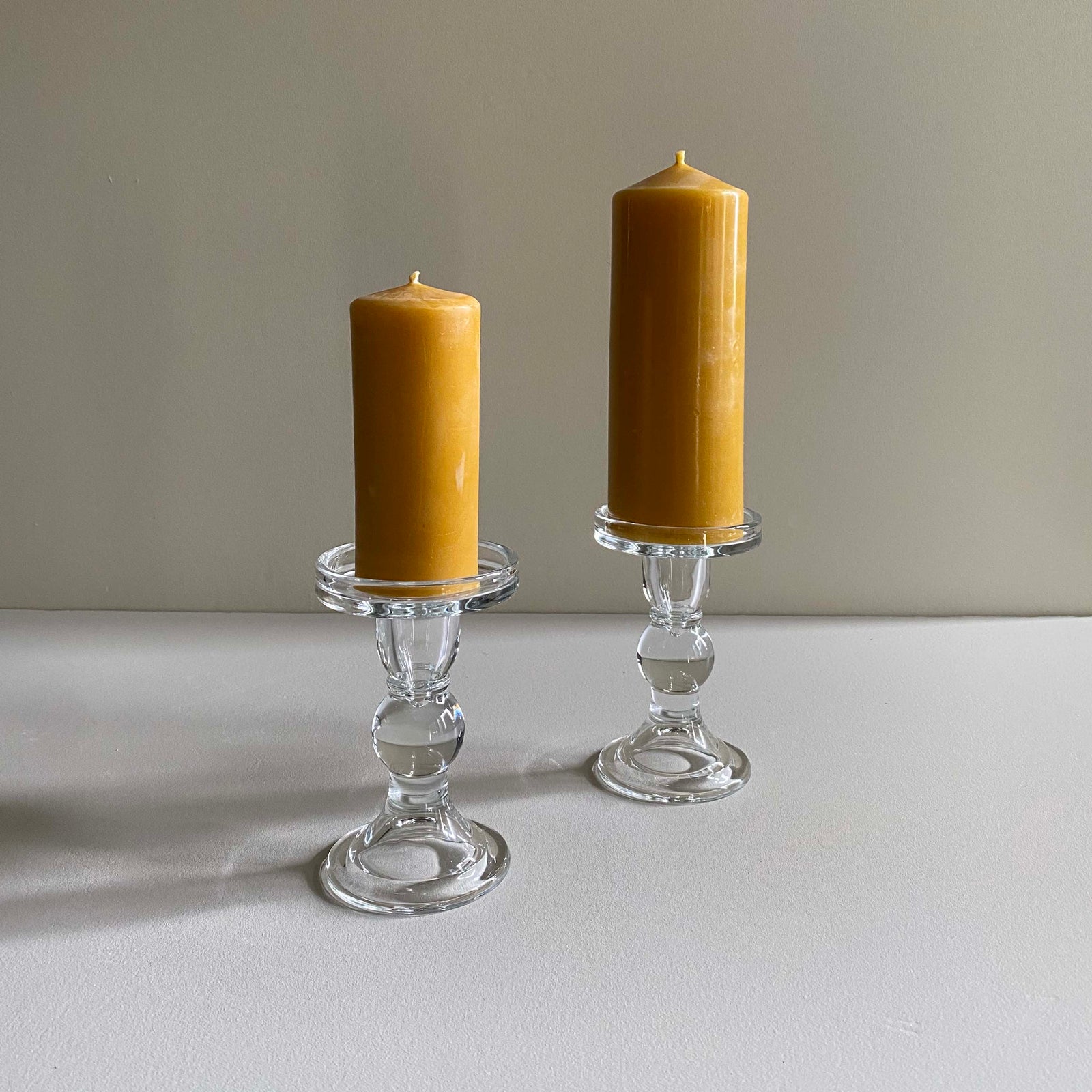 Glass Candle Holder