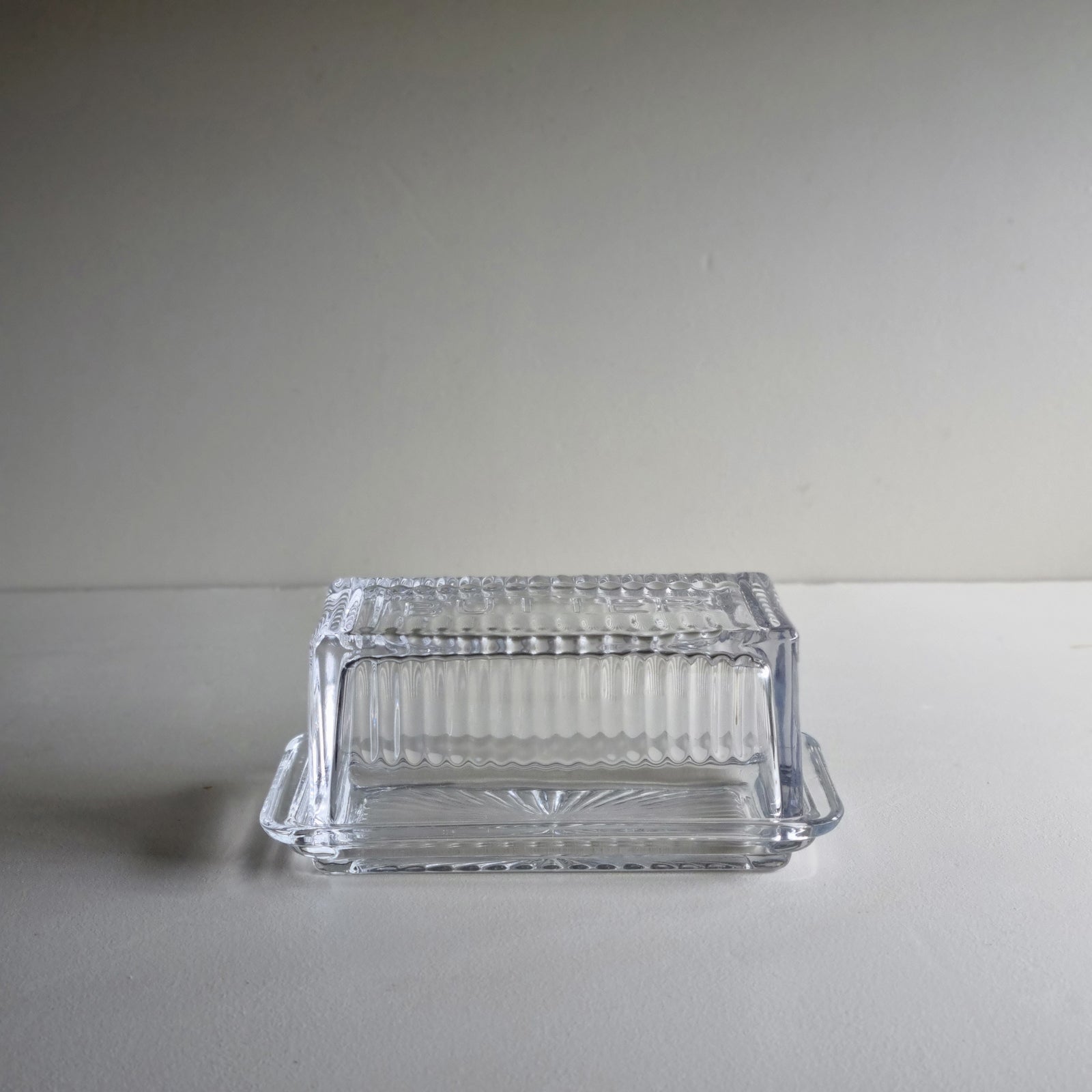 Glass Butter Dish