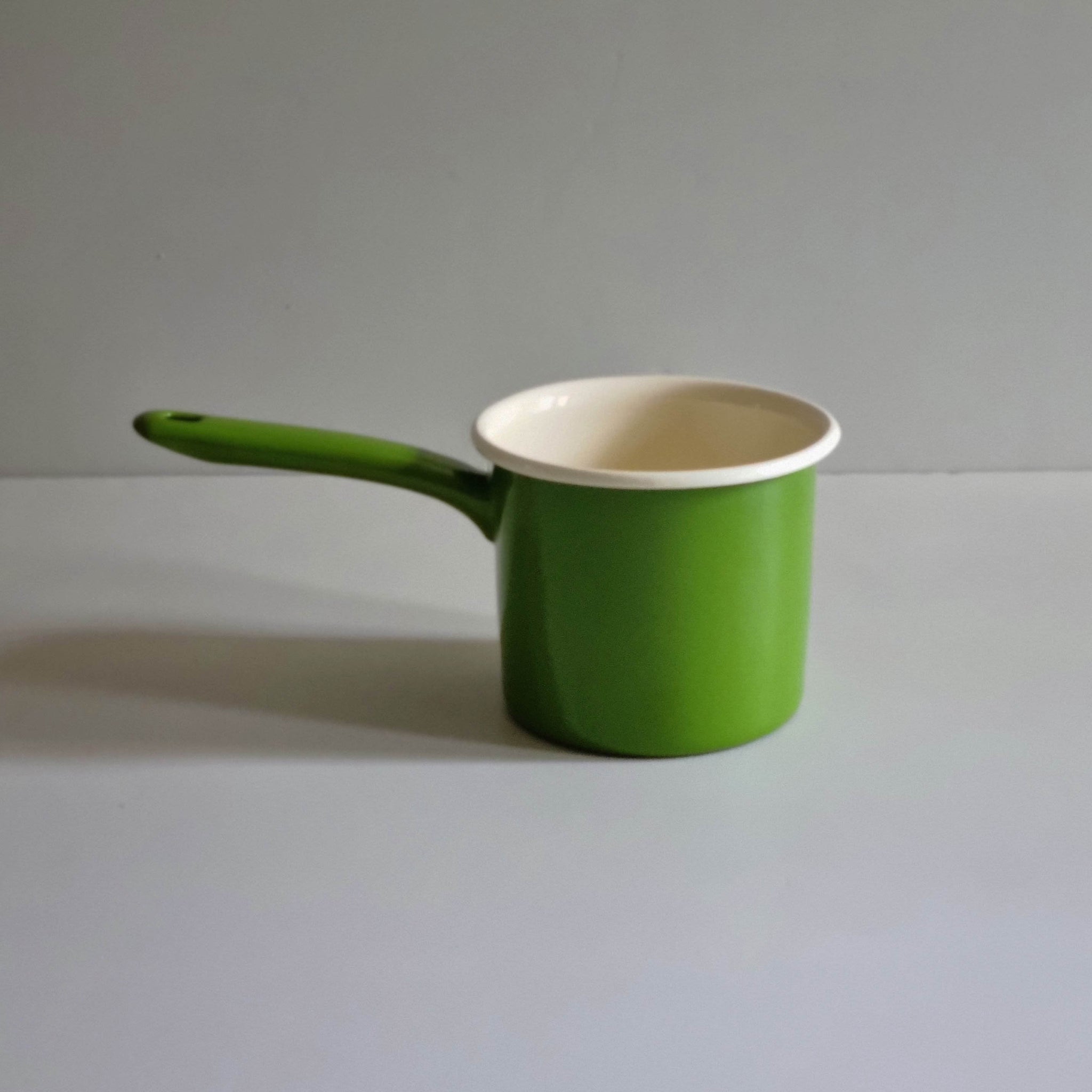 Porcelain Enamel Milk Pan | Green