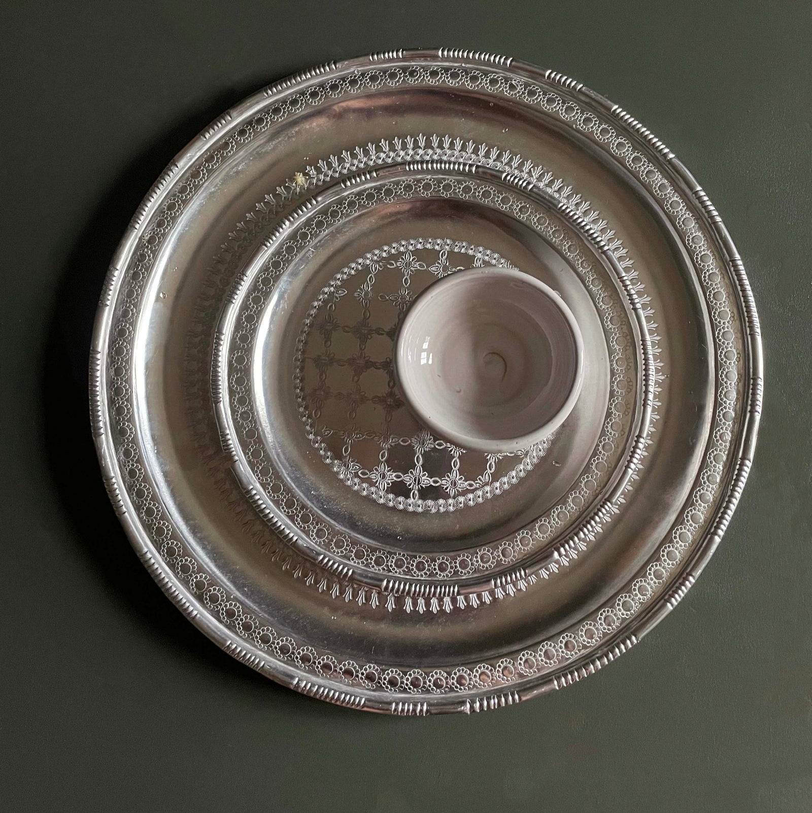 Moroccan Hand Stamped Trays